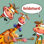 Kaart beestenboel met leuke dieren voor een kind 2
