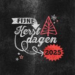 Kerst stempel kerstboom rood 2