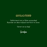 Kerst verjaardagskaart gnome kabouter champagne proost 3