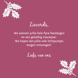Kerst vink en roodborstje met kerstgroen papierknipkunst 3