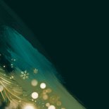 Kerstkaart 2026 jaartal goud verf rood blauw lichtjes foto 2