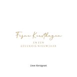 Kerstkaart 2026 rood sprankelende sterren 3