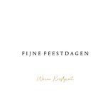 Kerstkaart 2026 trendy ster goud zwart  3