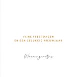 Kerstkaart 2027 gouden kerstballen met foto 3