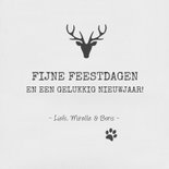 Kerstkaart als vierkante fotokader en aanpasbare tekst 3