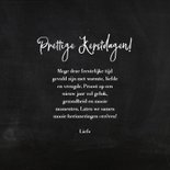 Kerstkaart  chalkbord handlettering 3