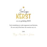 Kerstkaart christelijk sterren gezegende kerst licht 3