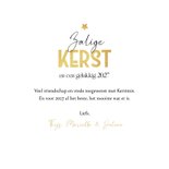 Kerstkaart christelijk sterren gezegende kerst licht 3