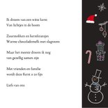 Kerstkaart CliniClowns krijt handlettering 3