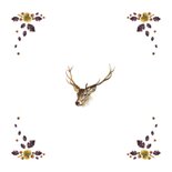 Kerstkaart collage wild Achterkant