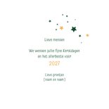 Kerstkaart de allerbeste wensen voor de allerliefste mensen 3