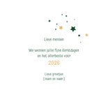 Kerstkaart de allerbeste wensen voor de allerliefste mensen 3