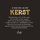 Kerstkaart dikke knuffel beer hartjes sterren kerstkmuts 3