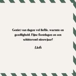 Kerstkaart 'een kerstknuffel voor jou' van Norah 3