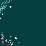 Kerstkaart fijne kerst handlettering 2