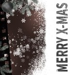 Kerstkaart foto 35mm hout en sneeuw 2