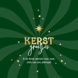 Kerstkaart foto sterren liefdevolle kerst 2026 3