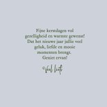 Kerstkaart gezellig samen in de arreslee 3