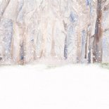 Kerstkaart gezellig samen in de arreslee Achterkant