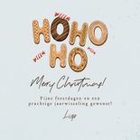 Kerstkaart gingerbread huisje snoep illustratie  3