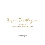 Kerstkaart grappige sneeuwpop kerstbal 3