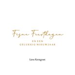 Kerstkaart grappige sneeuwpop kerstbal 3