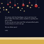 Kerstkaart groep dieren onder de mistletoe 3