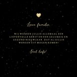 Kerstkaart hart van hartjes liefdevolle kerst 3