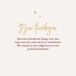 Kerstkaart hertje fijne kerst foto sterren lief 3