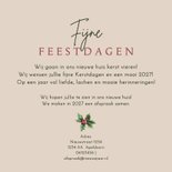 Kerstkaart huisjes in sneeuw voor verhuizen 3