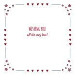 Kerstkaart ijsbeer en maan  3