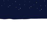 Kerstkaart - IJsbeer en meisje Achterkant