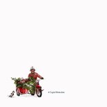 Kerstkaart in het zijspan met de kerstboom 2