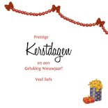 Kerstkaart Joris onder de kerstboom 3