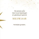 Kerstkaart kerstbal met hart en engel 3