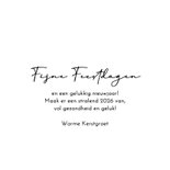 Kerstkaart kerstboom goud 3