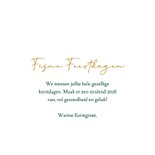 Kerstkaart kerstboom licht flair 3