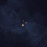 Kerstkaart kerstboom lichtjes sterren fijne kerst 2026 Achterkant