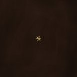 Kerstkaart kerstdagen met sneeuwvlok bruin goudlook Achterkant