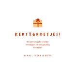 Kerstkaart kerstfamilie met eigen foto's 3