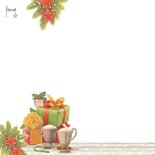 Kerstkaart Kerstkittens met kadootjes 2