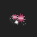 Kerstkaart kerststerren fotokaart sier Achterkant