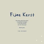 Kerstkaart kopje delfts blauw hertjes strik kerstbal 3