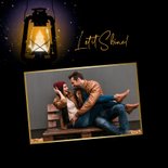 Kerstkaart lantaarn kerstboom licht 2