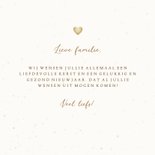 Kerstkaart liefdevolle kerst hart van hartjes 3