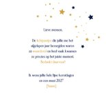 Kerstkaart Lieve lichtpuntjes in donkere dagen 3