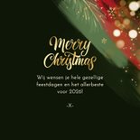 Kerstkaart merry christmas verf abstract lichtjes sneeuw 3