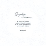 Kerstkaart met gezellig kerstdorpje 3