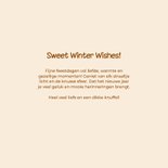 Kerstkaart met gingerbread poppetjes 3