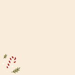 Kerstkaart met gingerbread poppetjes Achterkant